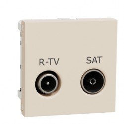 Розетка R-TV/SAT, индивидуална, 2 модула