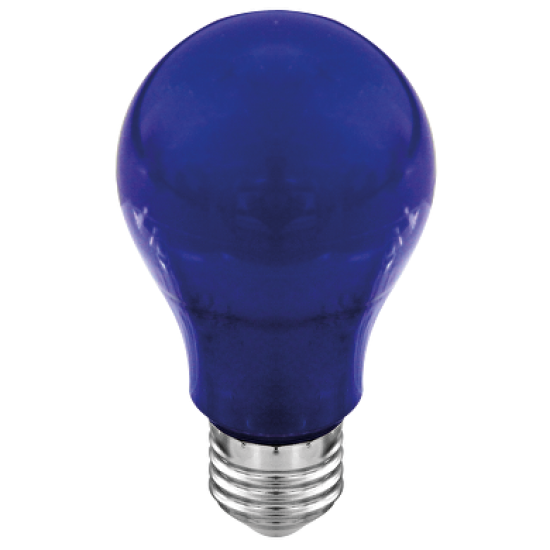 LED лампа крушка 6W, E27, 220-240V AC, синя светлина