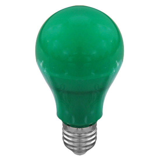 LED лампа крушка 6W, E27, 220-240V AC, зелена светлина