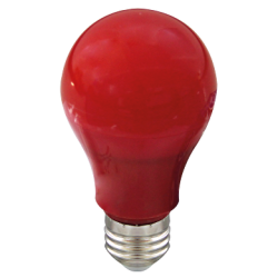 LED лампа крушка 6W, E27, 220-240V AC, червена светлина