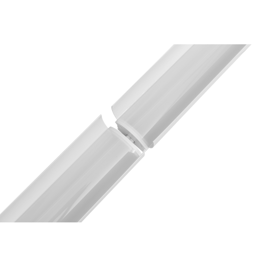 LED линейно осветително тяло с рефлектор 18W, 5000К, 180-265V AC, IP20, неутрална светлина