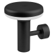 LED фасадно осветително тяло 6W, 2700K, IP65, кръг, графит