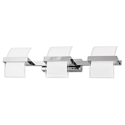 LED осветително тяло аплик за стена 15W, 2700K, хром, IP20