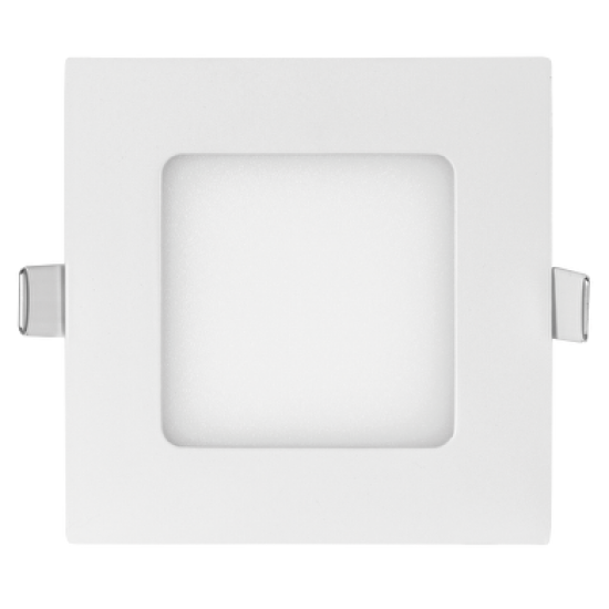 LED панел за вграждане, квадрат, 6W, 4200K, 220-240V AC, неутрална светлина