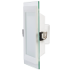 LED стъклен панел за вграждане, квадрат, 6W, 2700K, 220-240V AC, IP44