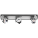 LED спот осветително тяло с възможност за насочване, 3x5W, 2700K, графит