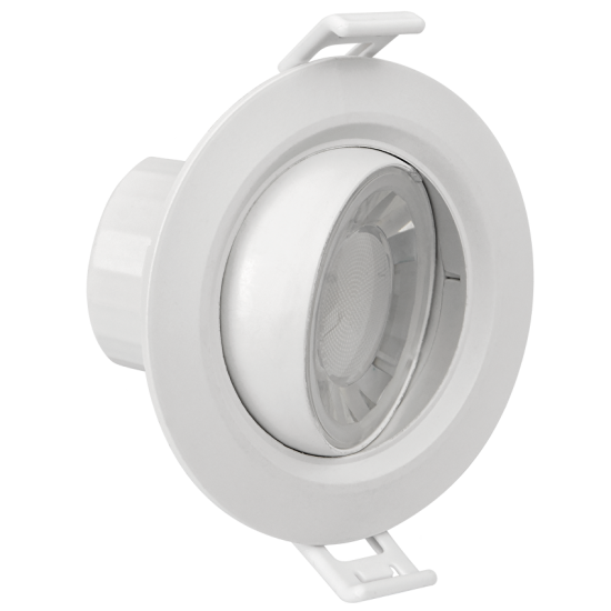 LED луна за вграждане, подвижна, 8W, 4200K, 220-240V AC, неутрална светлина