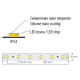 Професионална LED лента 4.8W/m, 2700K, 24V DC, 60LEDs/m, SMD3528, IP54