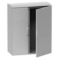 Табло за стоящ монтаж, полиестер PLAT отворен капак с козирка 750x1250x320 IP44