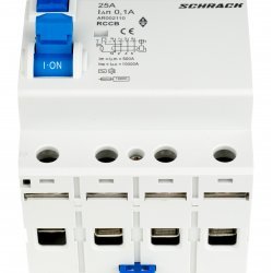 Дефектнотокова защита AMPARO 4P 25A 100mA 10kA тип AС