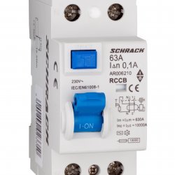 Дефектнотокова защита AMPARO 2P 63A 100mA 10kA тип АC
