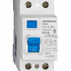 Дефектнотокова защита AMPARO 2P 40A 300mA 10kA тип A