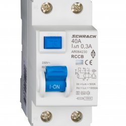Дефектнотокова защита AMPARO 2P 40A 300mA 10kA тип A/S