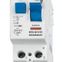 Дефектнотокова защита 2P 25A 100mA 10kA тип АС