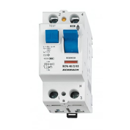 Дефектнотокова защита 2P 25A 100mA 10kA тип АС