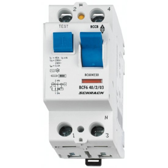 Дефектнотокова защита 2P 63A 30mA 10kA тип AС