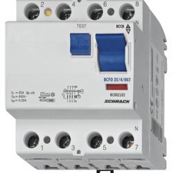 Дефектнотокова защита 4P 25A 30mA 10kA тип A