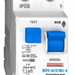 Дефектнотокова защита 2P 16A 10mA 10kA тип A