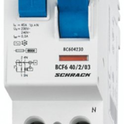 Дефектнотокова защита 2P 25A 300mA 6kA тип A