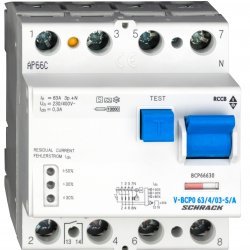 Дефектнотокова защита PRIORI 4P 63A 300mA тип A/S