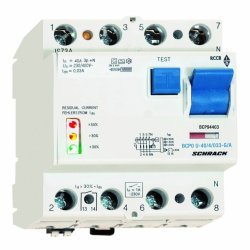 Дефектнотокова защита PRIORI 4P 40A 30mA тип A/G/FU