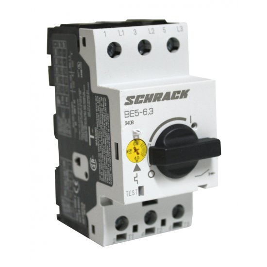 Моторна защита 3Р, 4.0-6.3A, 2.2kW