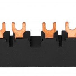 Гребен за 4 моторни защити BE5, 3 фази, 45mm, виличен, с UL сертификат