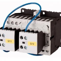 Контакторна група реверсивна, 3kW, 400V, 230V AC, размер 0