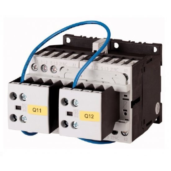 Контакторна група реверсивна, 4kW, 400V, 230V AC, размер 00