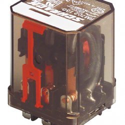 Реле мощно RM, 3CO, 24VDC, 16A, хоризонтално, Faston 250