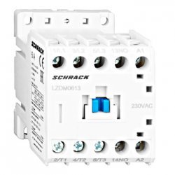 Контактор 2,2kW 6А 3НО + 1Н3 230V AC