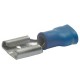 Авто - конектор женски 7.7x0,8 за 1,5 - 2,5 mm² - син