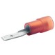 Авто - конектор мъжки 2,8х0,5 за 0,5 - 1,0 mm² - червен