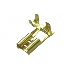 Авто - конектор женски неизол.ъглов 6,3x0,8 за 0,5 - 1,0 mm²