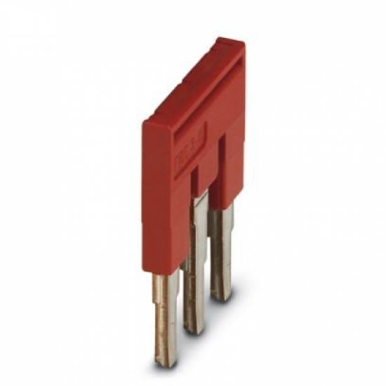 Мост за 4 mm² клема стъпка - 6,2 mm 3Р червен