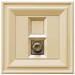 Розетка TV F  2M крем
