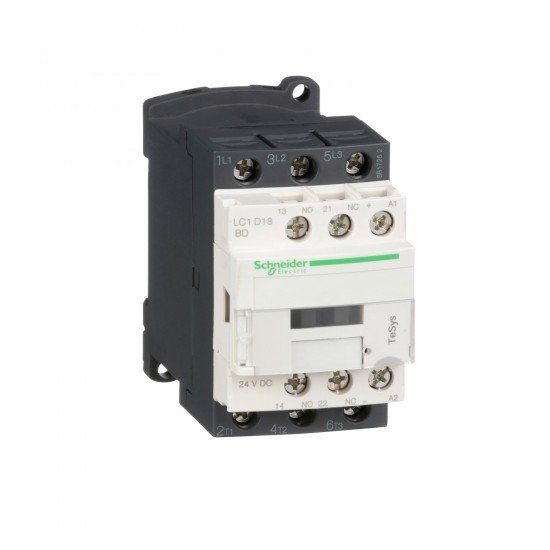 Контактор 18А 3P 1НО+1НЗ 24V DC
