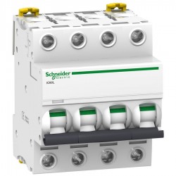 Миниатюрен автоматичен прекъсвач  iC60L- 4P - 6A - крива Z